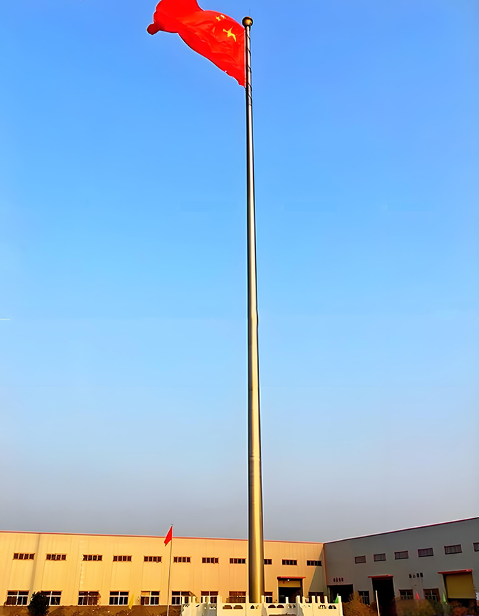Tiang bendera pengangkat kerucut engkol tangan tahan korosi Titanium Tiang bendera pengangkat kerucut engkol tangan tahan korosi Titanium