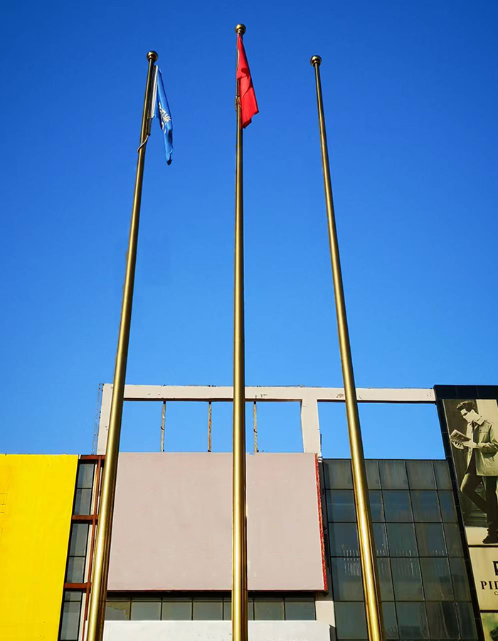 Tiang bendera penghargaan horizontal titanium Tiang bendera penghargaan horizontal titanium